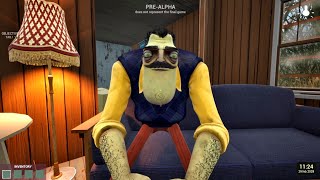 Hello Neighbor 3 Pre Alpha - Meet the Neighbor Peterson | Following Him and What he does
