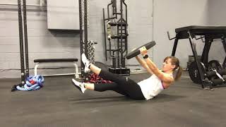 Flutter Kicks Weighted with a Plate