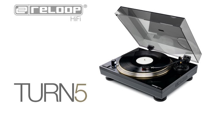 Reloop TURN-3 Belt-Driven Semi-Automatic Turntable System With USB