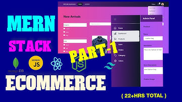 MERN Stack Project: Build Full Stack Ecommerce with React, Node, MongoDB, Express, Tailwind Part 1