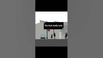 Tall Lady Victoria protecting Willow in the street #gamedev