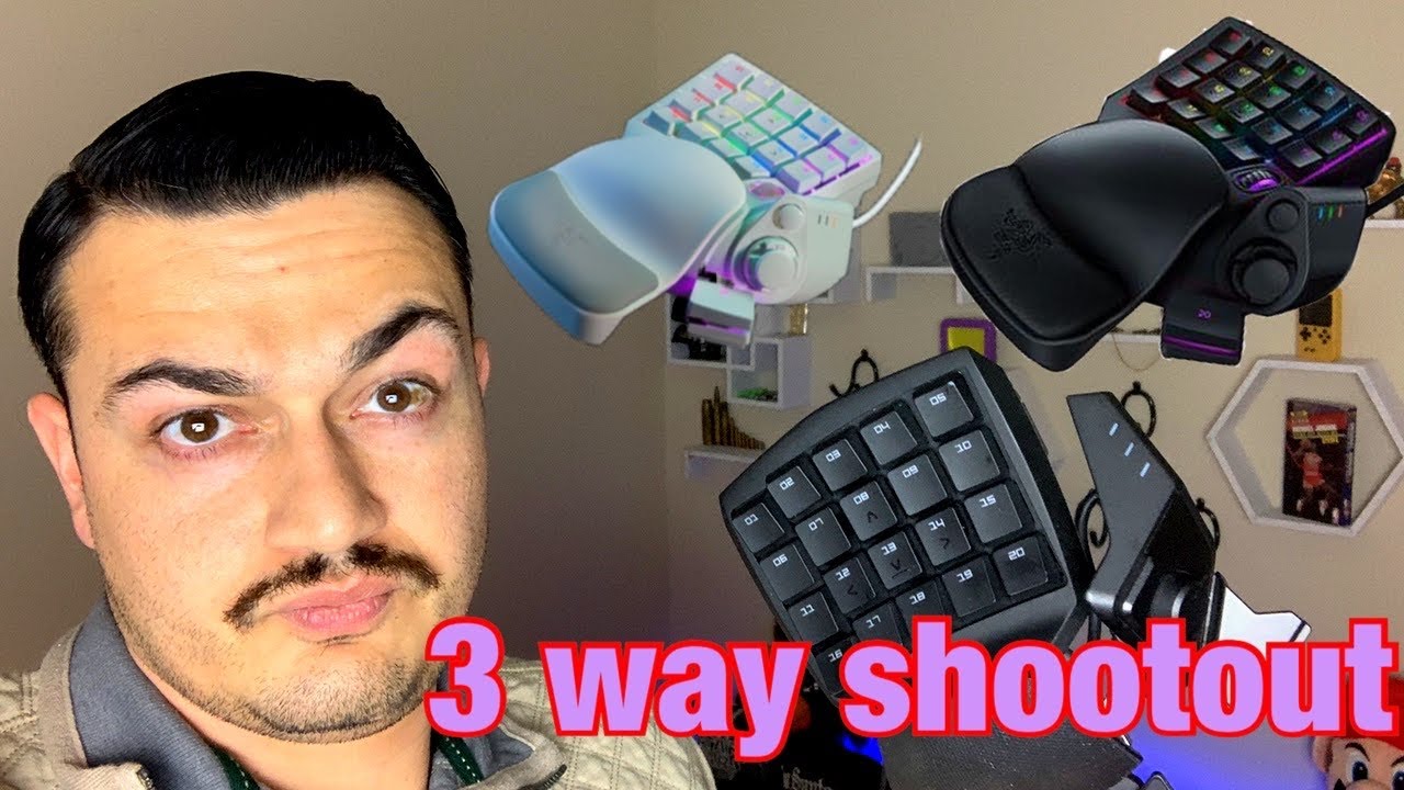 One Handed Shootout Razer Orbweaver Vs Tartarus V2 Vs Tartarus Pro Youtube