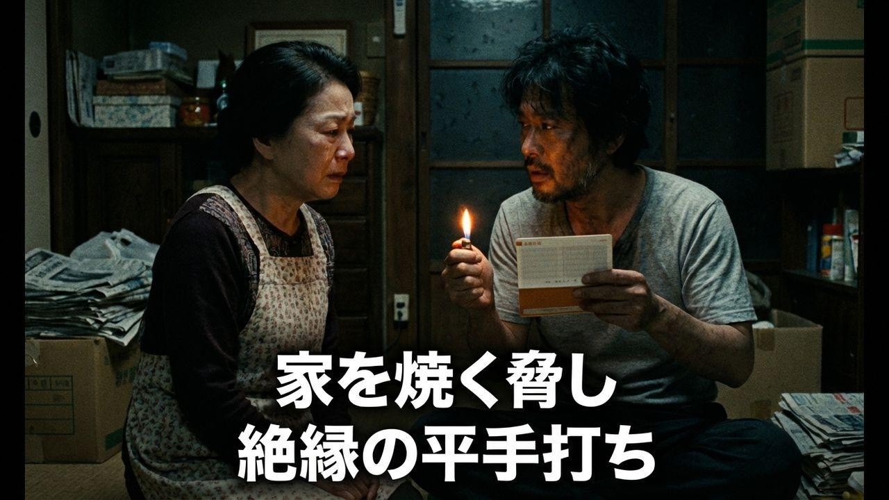 年金月19万の地獄：45歳息子が「家を焼く」と脅した日