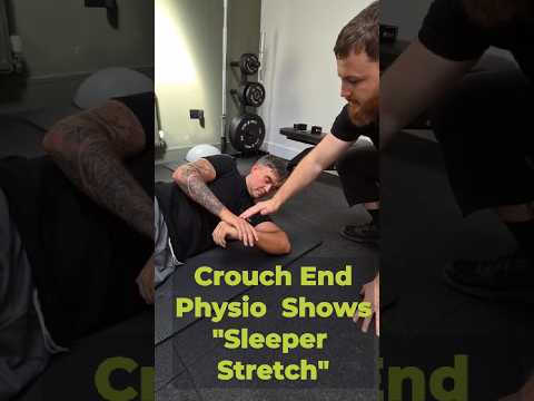 Finlay: the sleeper stretch for stiff shoulders - BOOST PHYSIO Crouch End video
