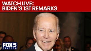 WATCH LIVE: Biden's first speech since leaving office