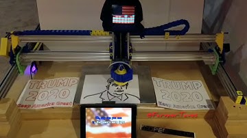 CNC Router Using Marker to Draw