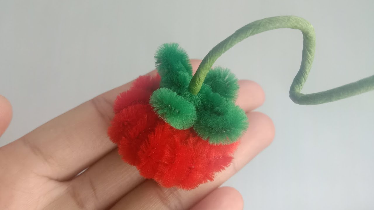 วิธีทำผลไม้จากลวดกำมะหยี่