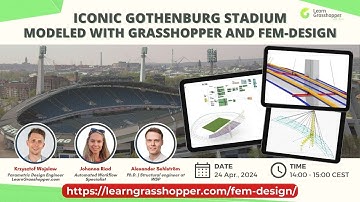 ICONIC GOTHENBURG STADIUM MODELED WITH GRASSHOPPER AND FEM-DESIGN