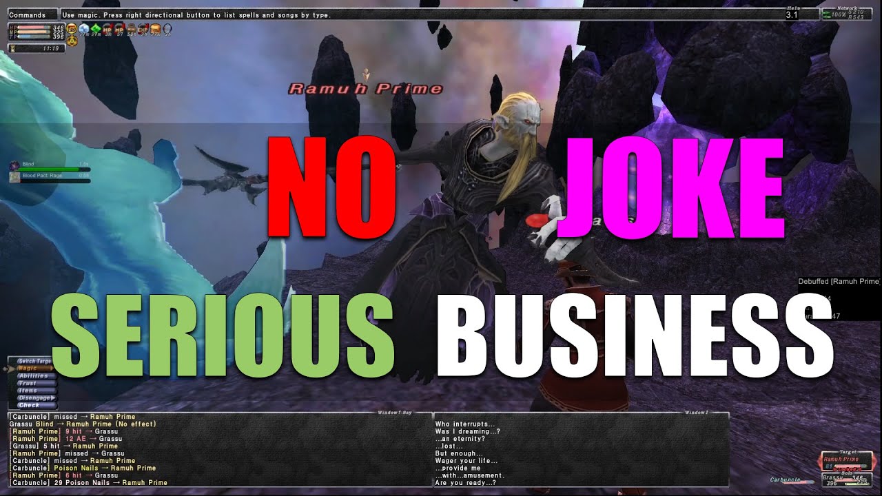 FFXI *Classic Melee* Ramuh SMN/RDM 20 Trial Size Trial by Lightning