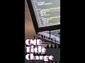 CMD Title Change | Yes I Can Do #shorts
