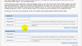 TrafficZipper.com Define and manage List Builders