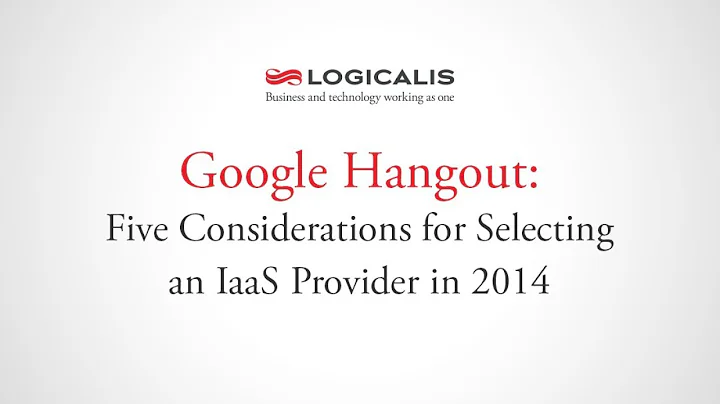 Expert Forum: 5 Considerations for Selecting a Clo...