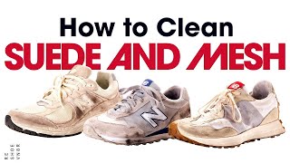 New Balance Shoe Cleaning Tutorial | Suede and Mesh