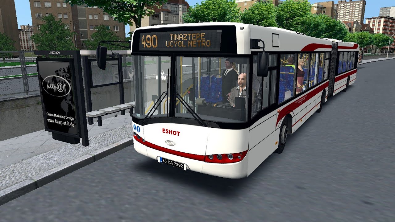 Kuğuyla 490 İzmir Tınaztepe Haritası | Solaris Urbino 18 | Omsi 2
