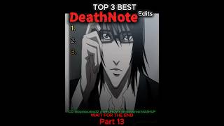 Best Death Note Edits 🔥  #viral #anime #shorts #deathnote #fypシ