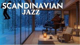 🎷🟪 Nordic Jazz Lounge | Cozy Scandinavian Piano Vibes | Warm Evening Jazz for Relaxation LIVE