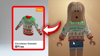 Roblox Free Items - Backstreet Boys Christmas Sweater: How to Get Free
