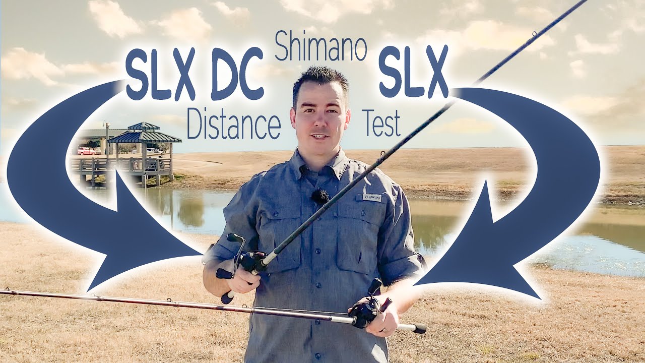 Shimano SLX DC vs SLX casting distance test 