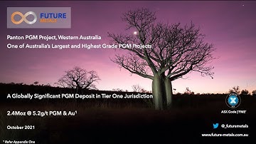 Future Metals (ASX:FME) - Broker Briefing Mining & Resources Investor Webinar - Oct 2021