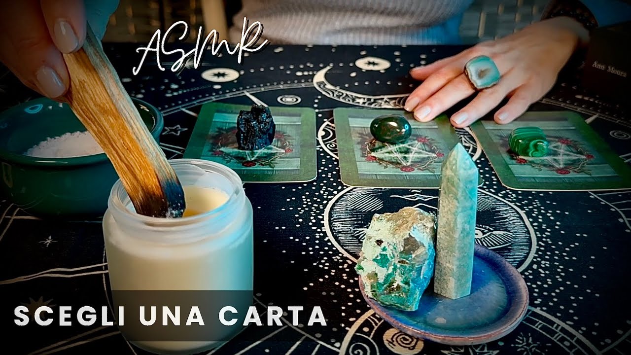 ASMR TAROT🔮 Lettura Interattiva TAROCCHI della STREGA VERDE 🔮 Messaggio dell'Universo per te!
