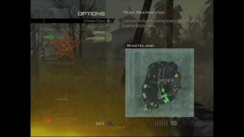 COD MW2 Menu Glitch