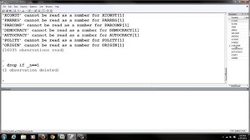 Stata Tutorial: Recoding Missing Values