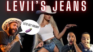 BEYONCE - LEVII'S JEANS ft. POST MALONE REACTION *THEY GOT FREAKY*