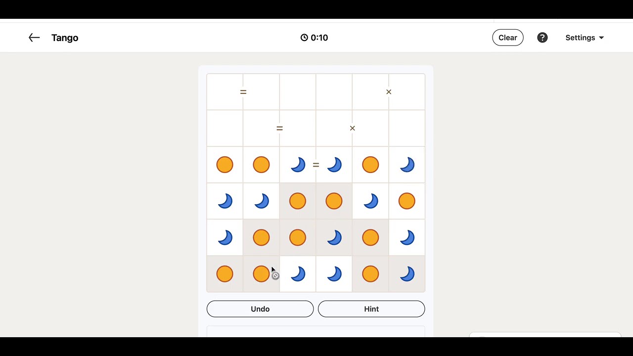 LinkedIn Tango Answer Today - Puzzle #504 | 23 February 2026