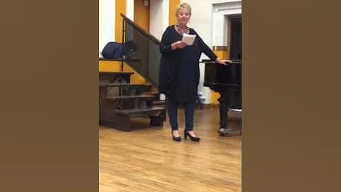 Sue Bickley singing at Ann Holme's (Taylor) 60th