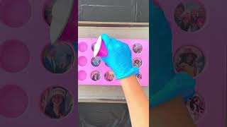 Resin Photo Magnets - full tutorial is on my channel #resinart #magnet #craft #crafts #resin #diy