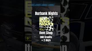 Burbank Nights Player Anthem is SOOOOO 🔥🔥🔥 #playeranthem #rocketleague #season12 #rl #itemshop