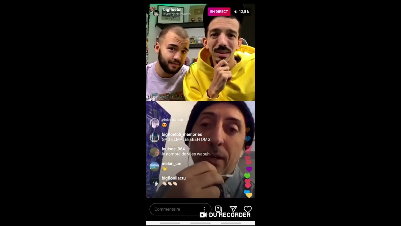 LIVE INSTAGRAM BIGFLO ET OLI 05/04 2)