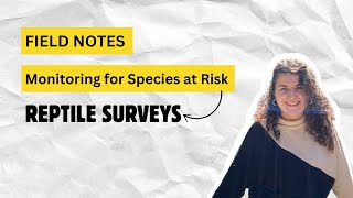 Field Notes - Reptile Surveys