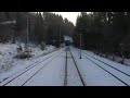 Cabview 4K 754 055-2 "Renátka" R 945 "Fatra" Žilina - Banská Bystrica + sound - 27.01.2020