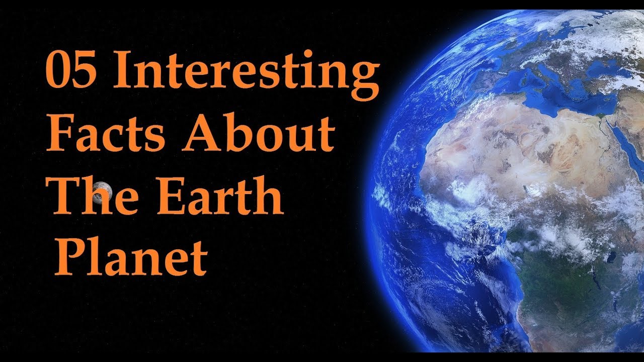 Top 5 Interesting facts about The Earth Planet in English for Kids ...