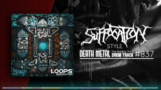 Death Metal Drum Track / Suffocation Style / 220 bpm