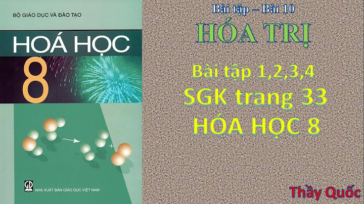 Giải bài tập hóa 8 sbt bài 10 năm 2024