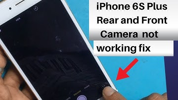 Fix iPhone 6s Plus black camera! Both camera not working.