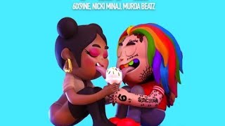 6ix9ine ft. Nicki Minaj , Murda Beatz FEFE ( Lyrics / Paroles )
