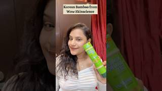 Korean Bamboo Gel from Wow Skincare #shortsfeed #wowskinscience @WOWSkinScienceIndia