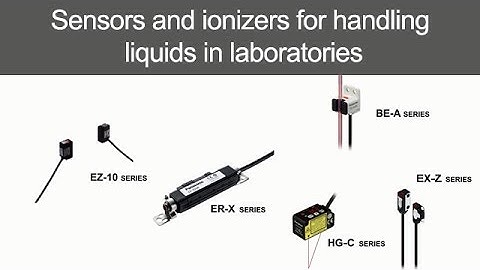 Sensors and ionizers for handling liquids in laboratories