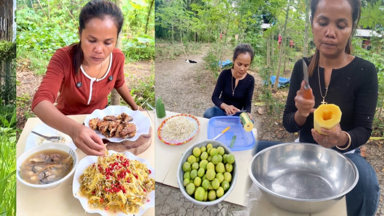 ជ្រក់ផ្កាស្នោត្រីចៀនសោមាន់ថ្នាំចិន