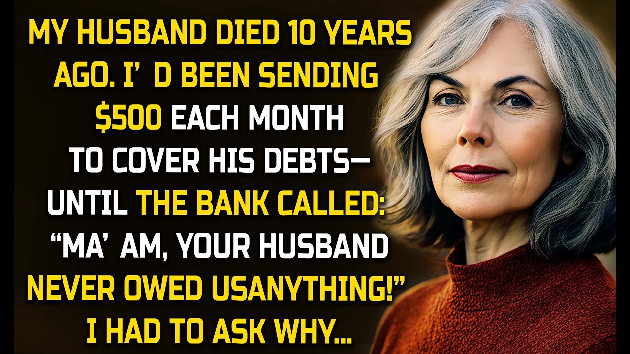 My Husband Passed Away 10 Years Ago. Each Month I Sent $500 to Cover His Debts. Then One Day...