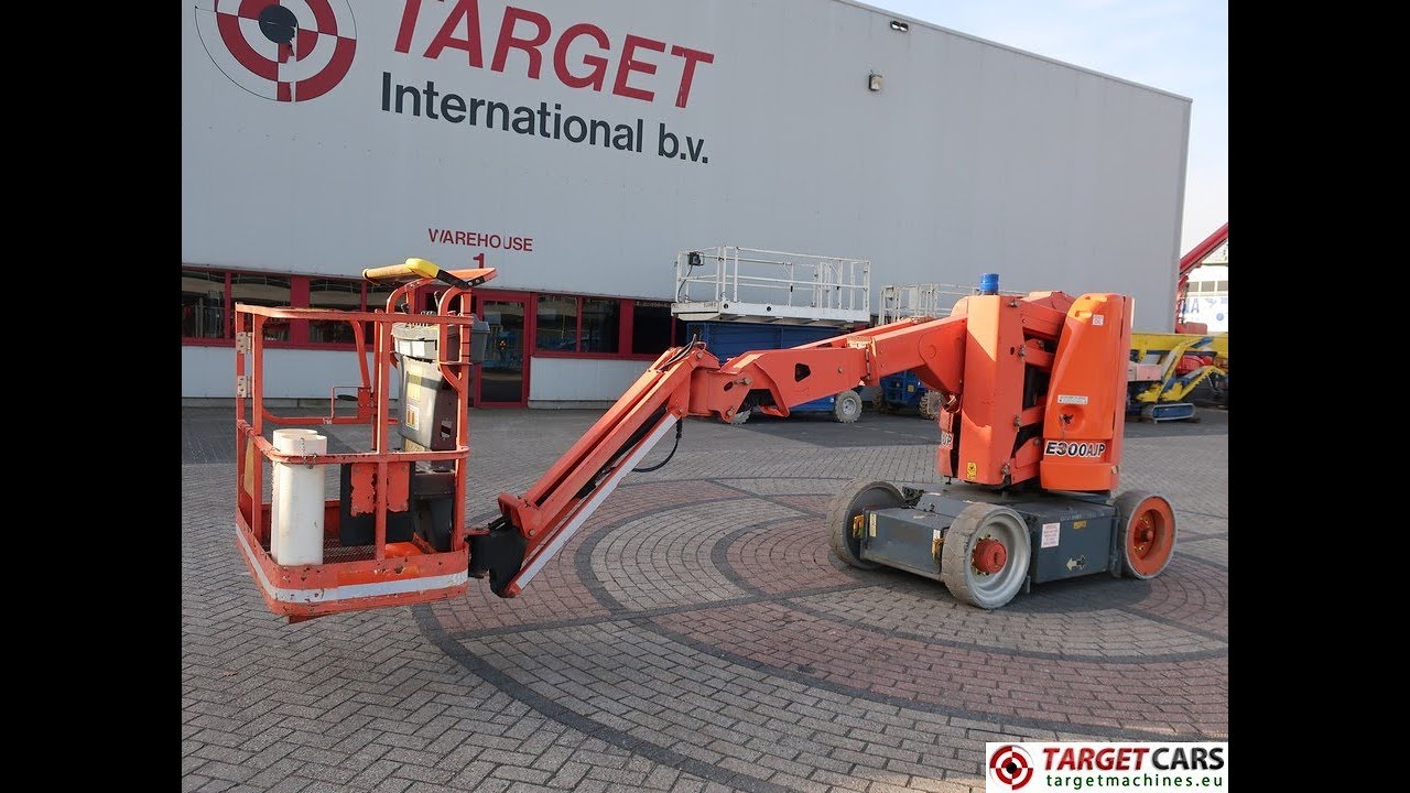 778832 JLG E300AJPN NARROW JIB PLUS ARTICULATED ELECTRIC BOOM WORK LIFT