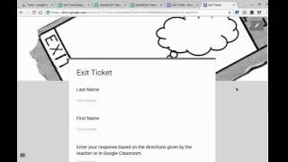 Exit Tickets With Google Forms Explained