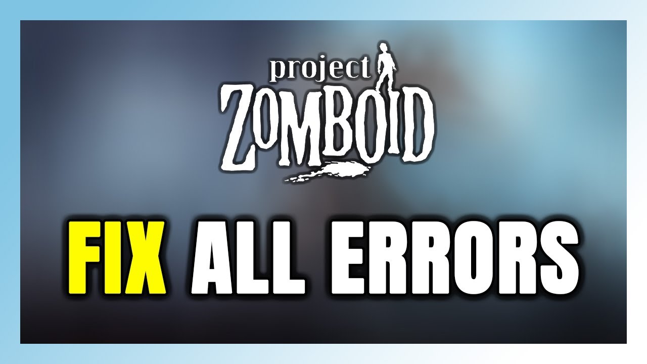 Project Zomboid World Dictionary Error www.youtube.com