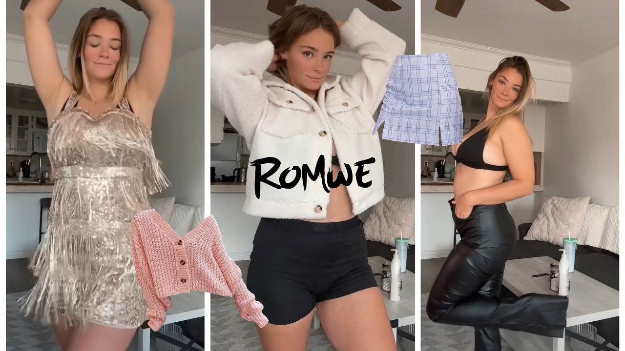 MASSIVE ROMWE Cyber Monday try on haul | Items are up to 80% off on ROMWE, Search "Mystery Box"