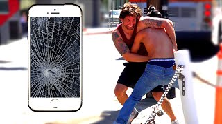 BREAKING STRANGER'S PHONES PRANK