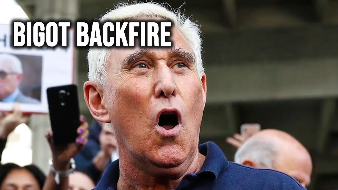 Trump Loving Roger Stone's Bigoted Attack BACKFIRES In His Face