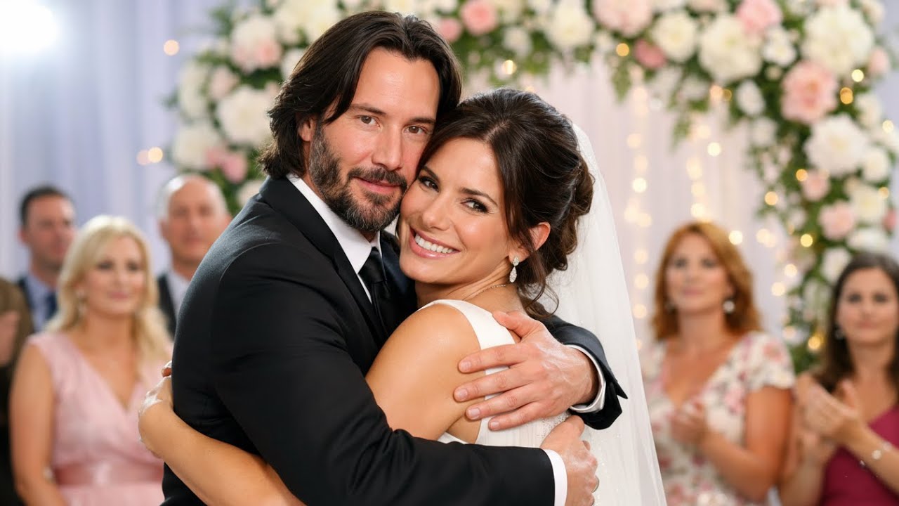 When Keanu Reeves Hugged Sandra Bullock at the Wedding — The Crowd Fell Silent